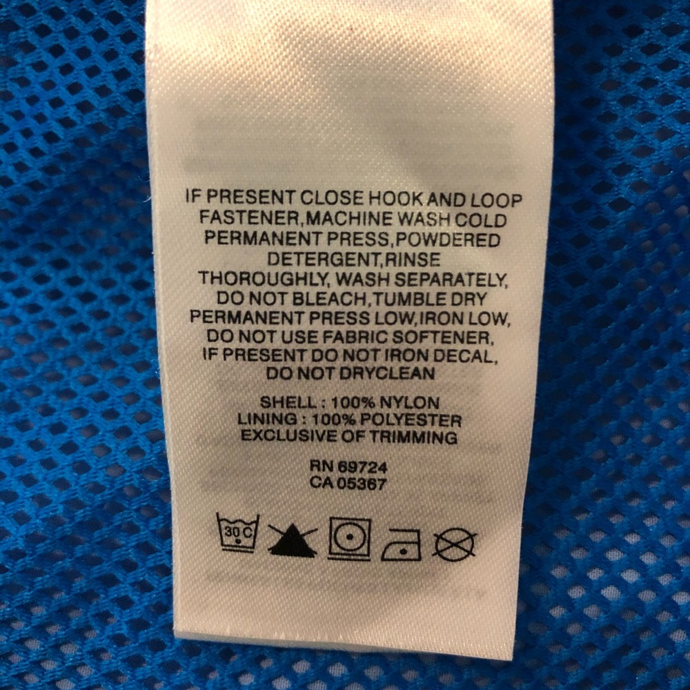 Boys Columbia Light Blue Rain Jacket XS! - Picture 4 of 8